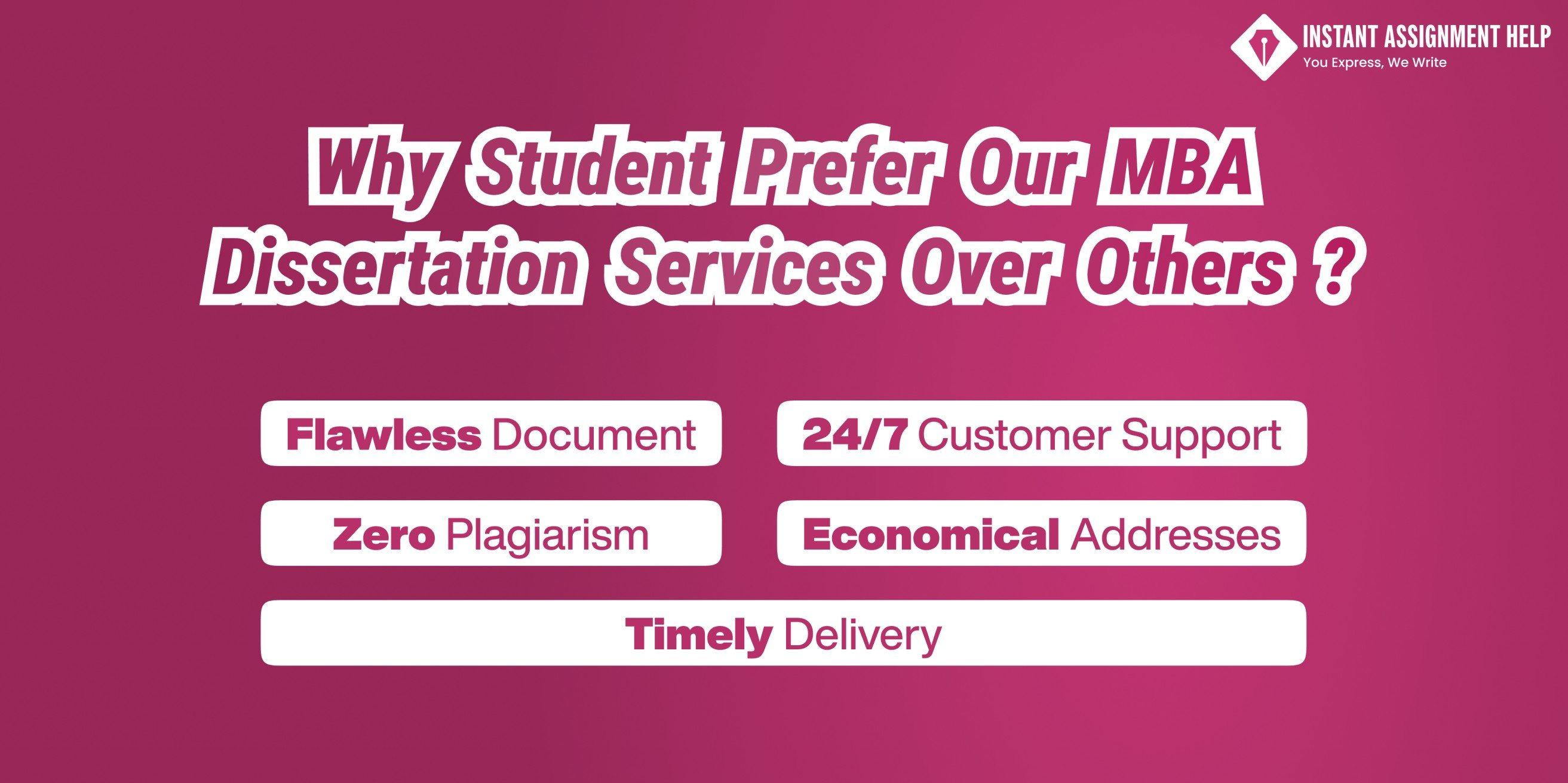 MBA Dissertation Writing Services