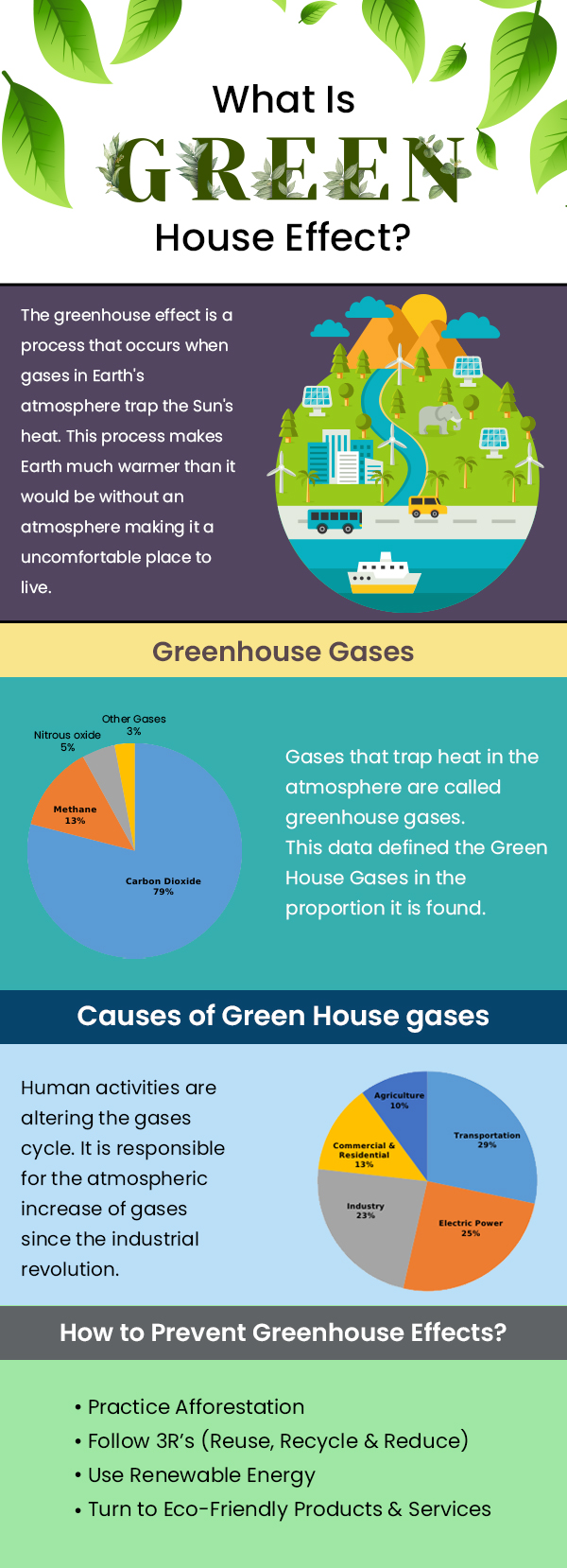 Explaining Green House Effects through Infographics